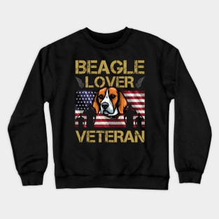 Veteran Beagle Lover Crewneck Sweatshirt